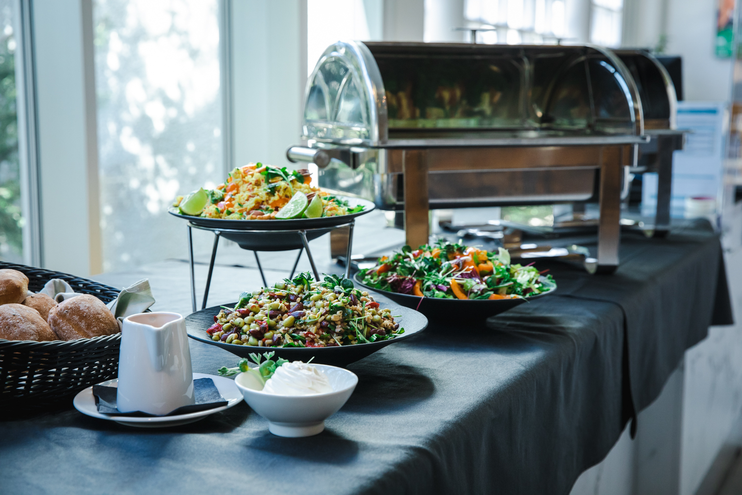 Buffettarjoilu yritystilaisuudessa.